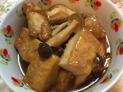 鶏肉と厚揚げのトロリン煮:115